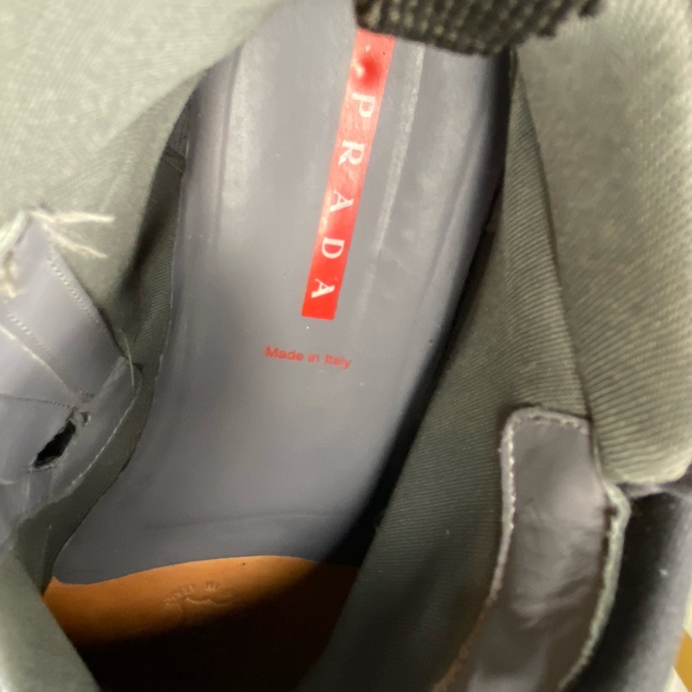 Vintage Prada 1530 Square Toe Black men size 9.5 - Picture 11 of 14
